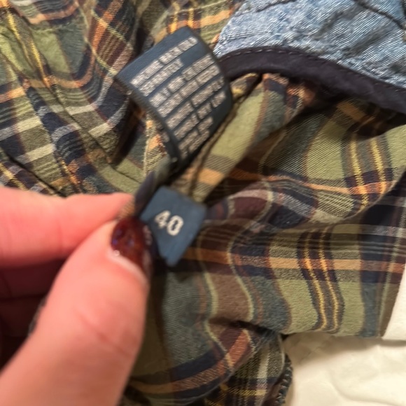 Men’s 40 inch olive green plaid Polo by Ralph Lauren shorts - Picture 11 of 15